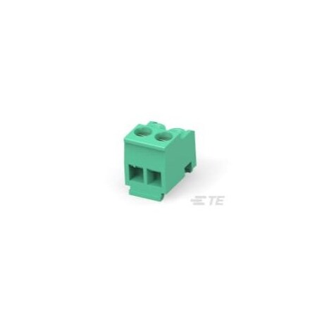 Te Connectivity 5MM PLUG 90/180 2 POS GREEN SN 1546173-2